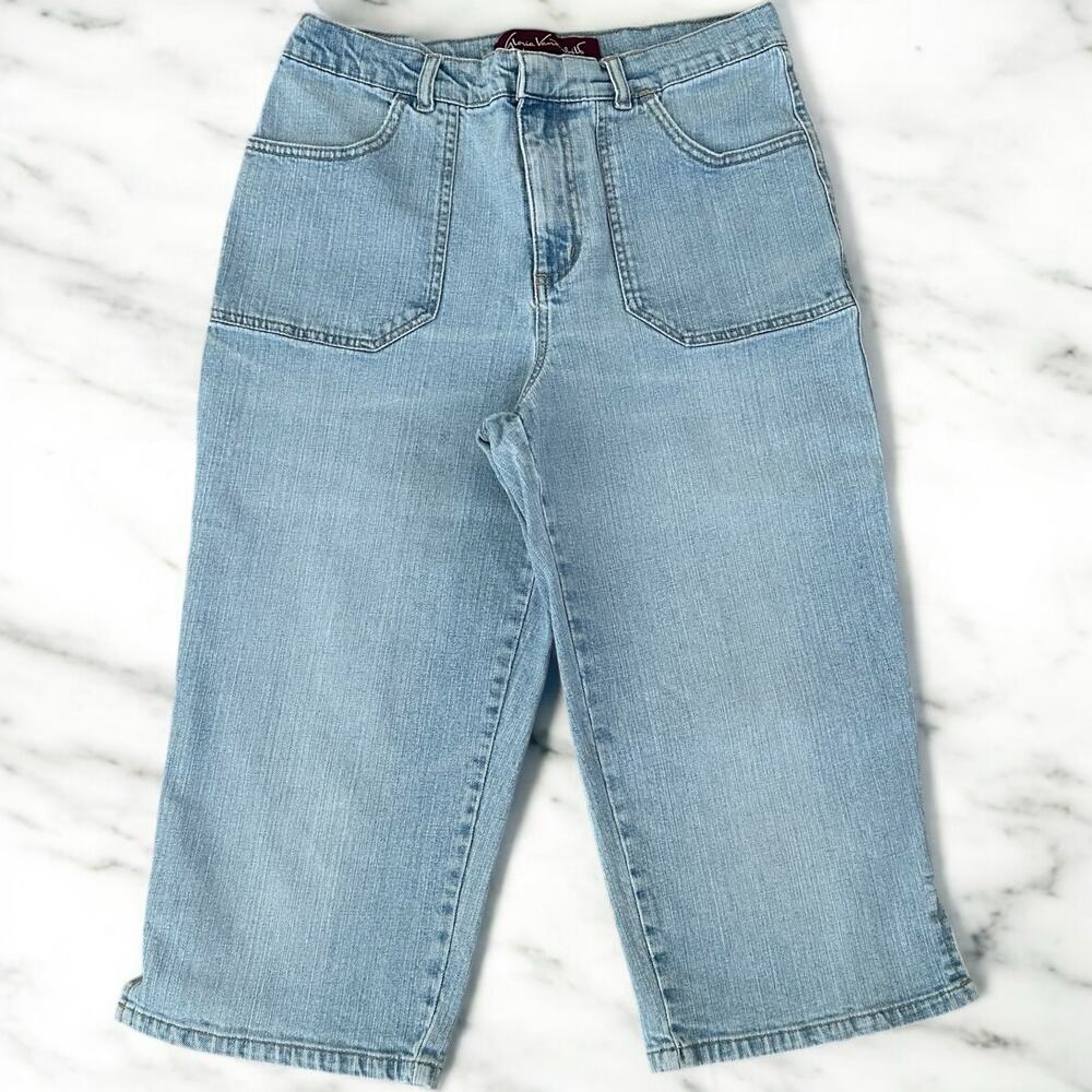 Gloria Vanderbilt Women’s Blue Capri Jeans Size 6
